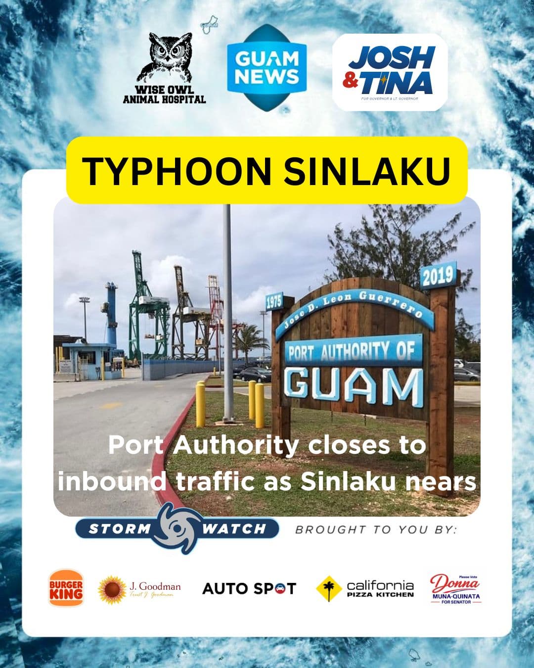 Port escalates to heavy weather condition Yankee