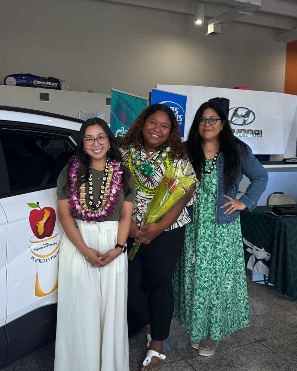 Three finalists named for 2027 Guam Teacher of the Year