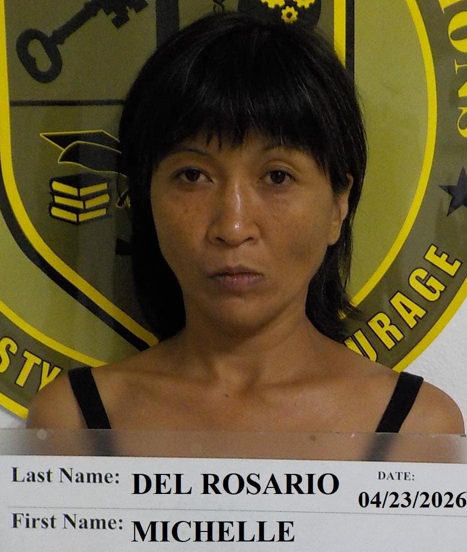 Woman arrested after officer finds suspected drug pipe