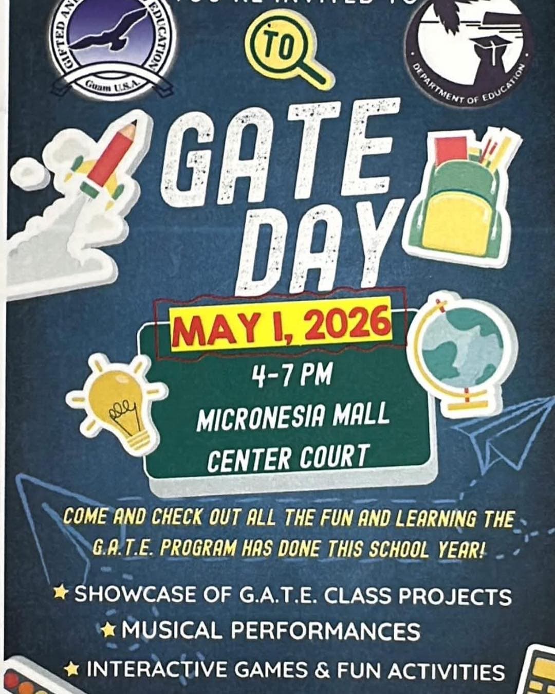 GDOE gifted program to host annual GATE Day