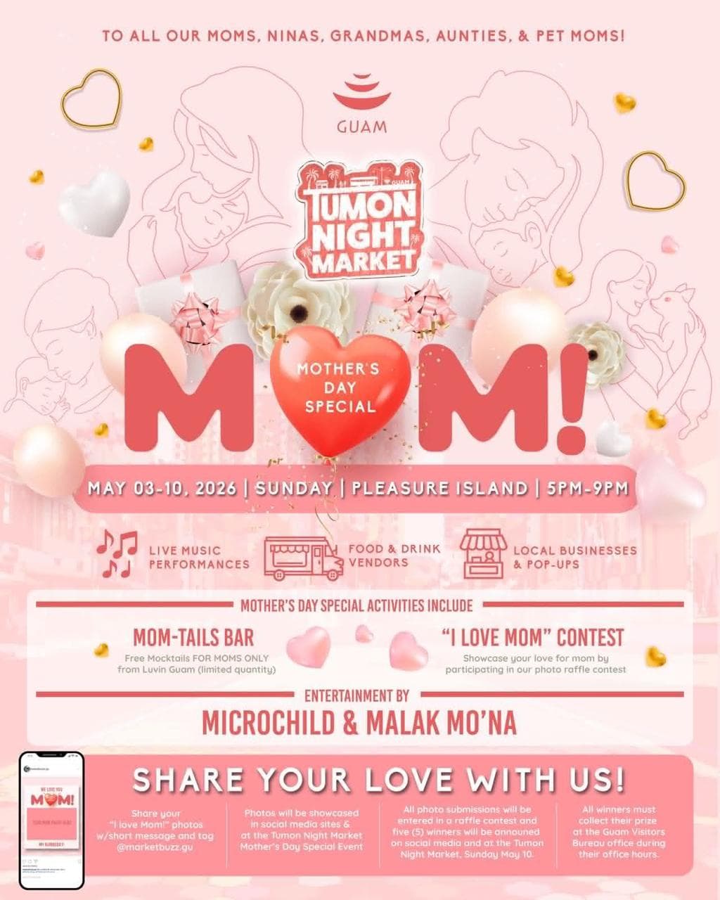 GVB announces Tumon Night Market themes through May