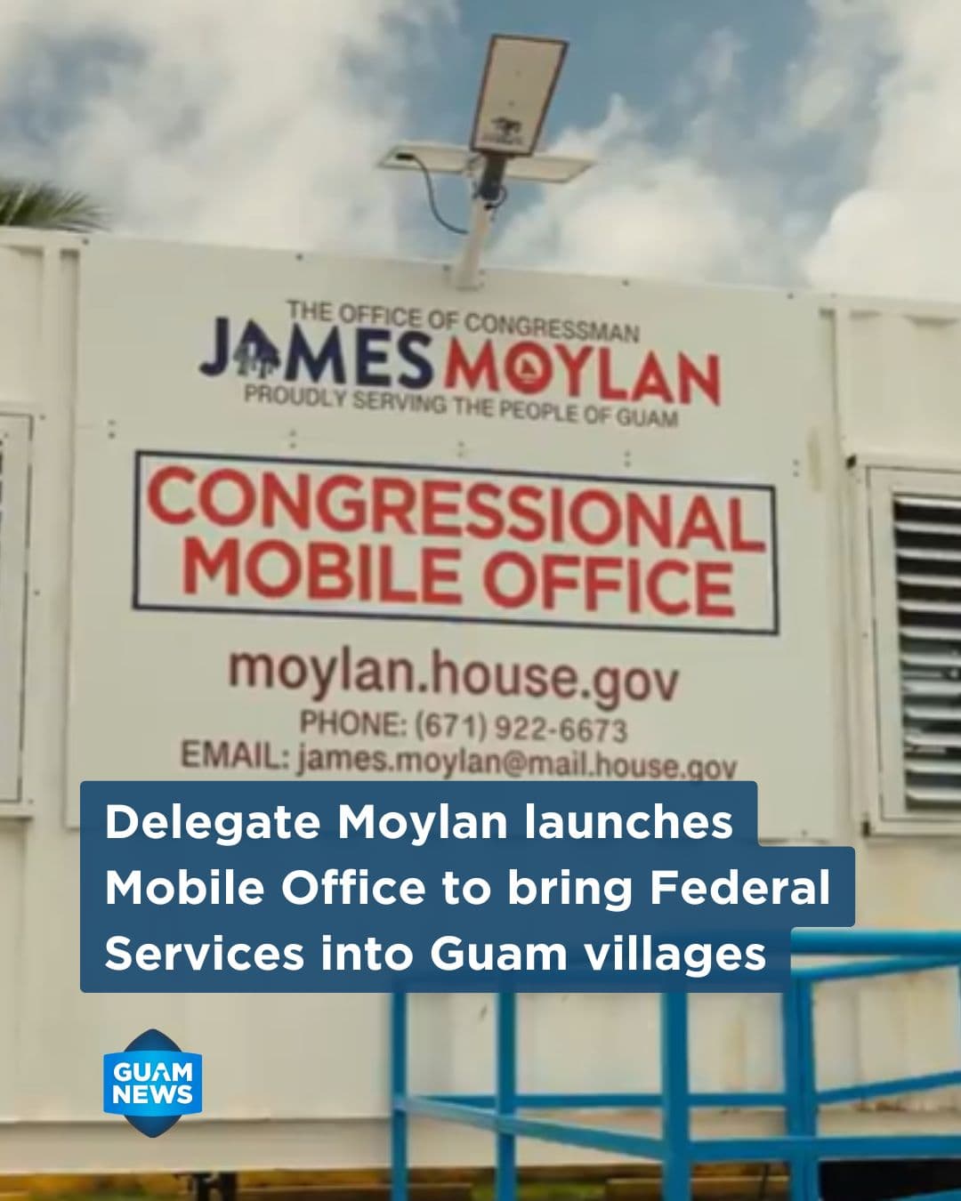 Moylan launches congressional mobile office for villages