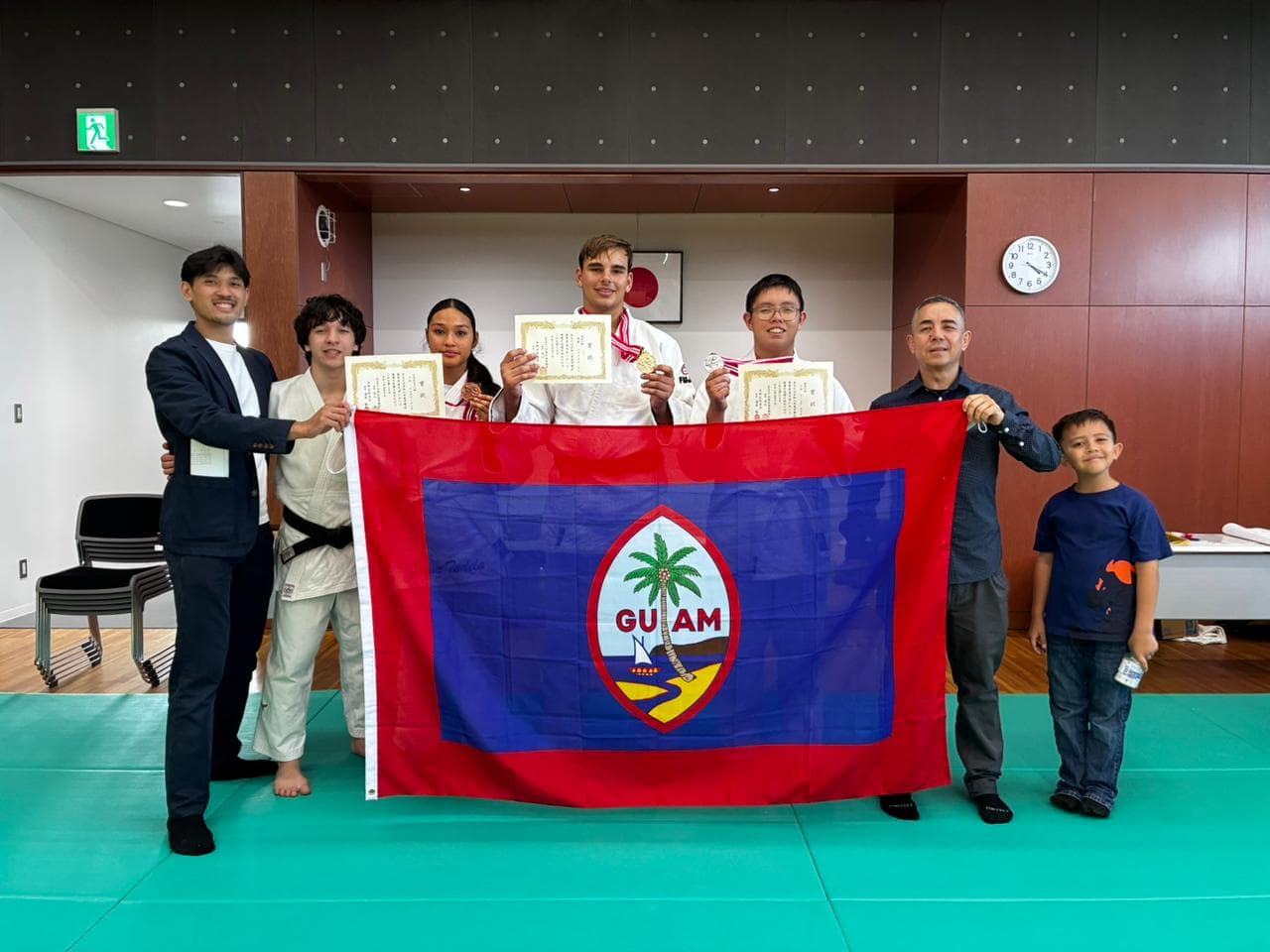 Guahan judo club takes podium finishes in Japan