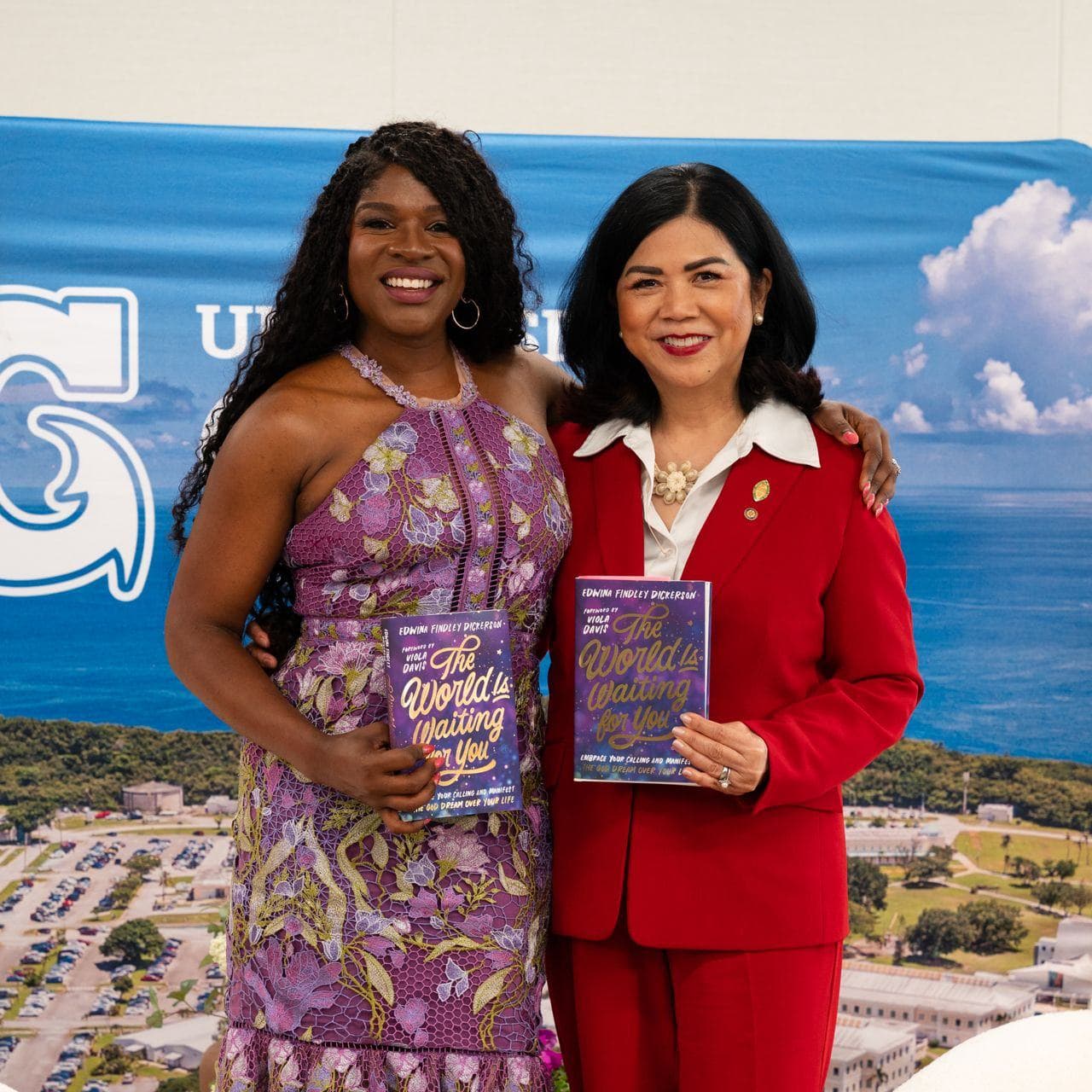 Actress Edwina Findley Dickerson speaks to UOG students