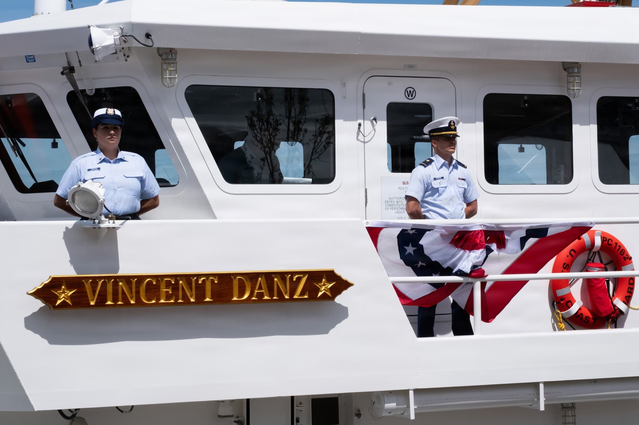 Coast Guard commissions cutter USCGC Vincent Danz