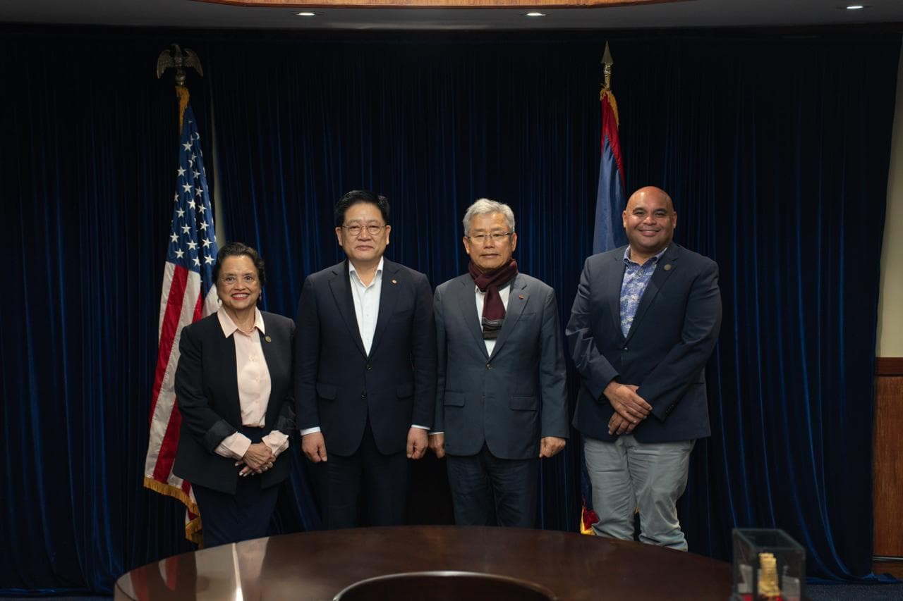 South Korean utility chief thanks Guam leaders