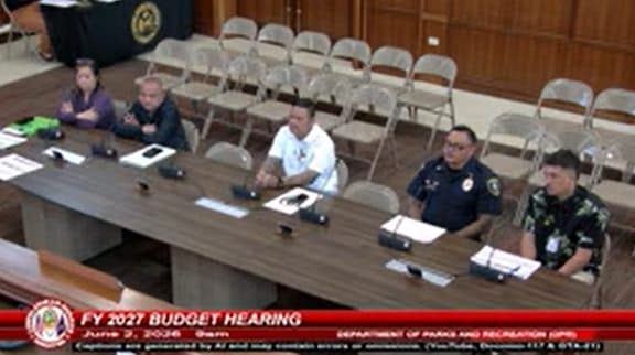 Parks and Recreation budget hearing recessed over absence