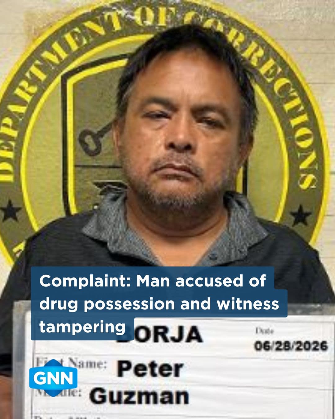 Man charged with drug possession and witness tampering