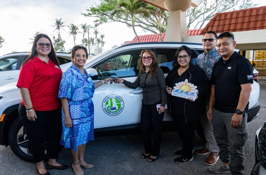 GovGuam agencies receive eight plug-in hybrid vehicles