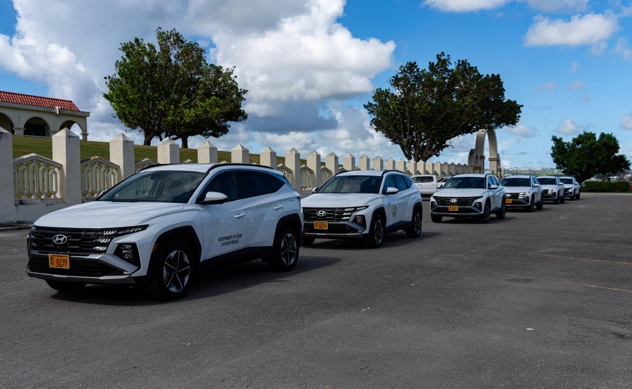GovGuam agencies receive eight plug-in hybrid vehicles