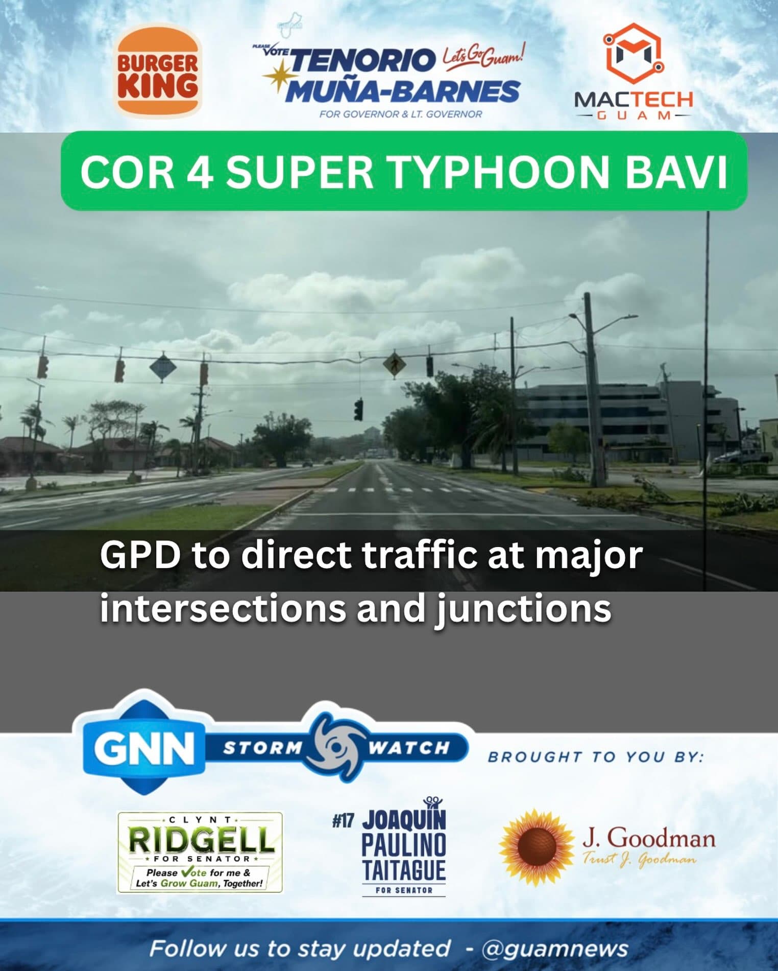 Police to direct traffic at major intersections during outages