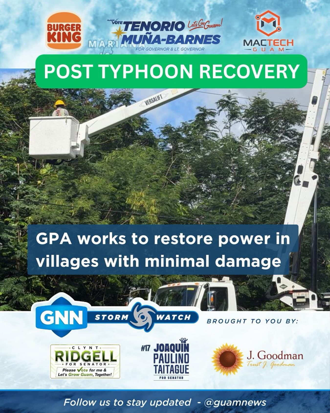 GPA enters Phase II of post-typhoon power restoration