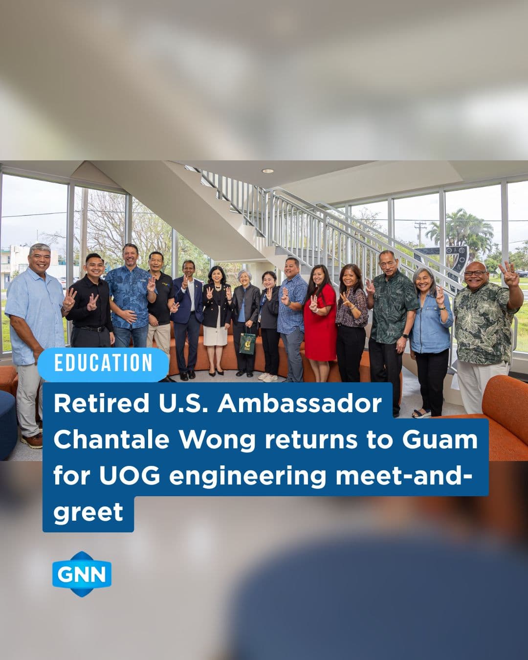 Retired ambassador Chantale Wong returns to Guam