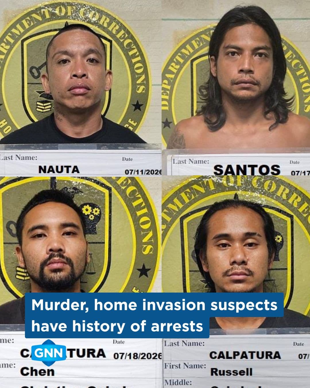 All four suspects in Yigo killing have arrest records