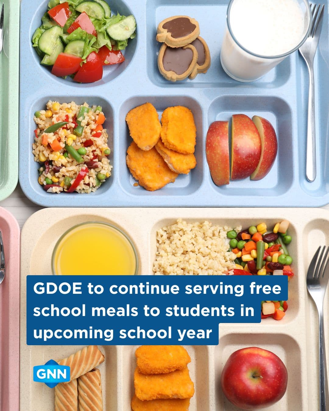 GDOE to keep serving free school meals next year